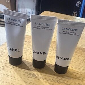 3pcs Chanel travel size cleansing cream